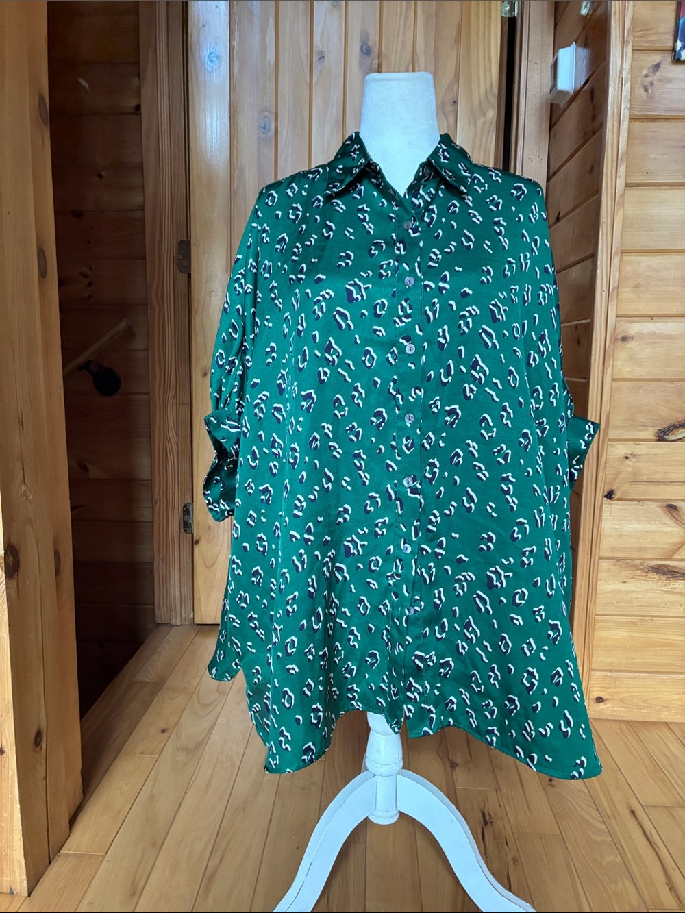 Entro boutique dressy extremely oversized blouse